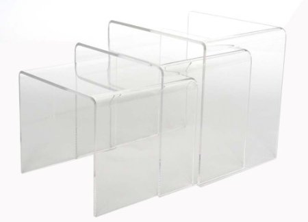 Amazon.com: Baxton Studio Parq Clear Acrylic Modern End Table: Furniture & Decor